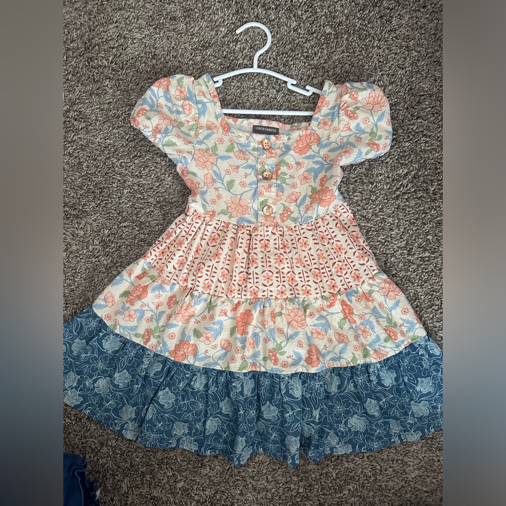 Girls Vince Camuto Floral Dress